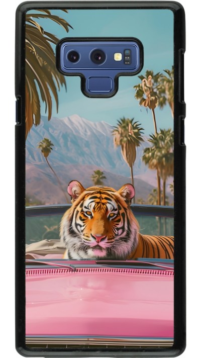 Samsung Galaxy Note9 Case Hülle - Tiger Auto rosa