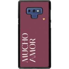 Samsung Galaxy Note9 Case Hülle - Valentine 2024 mucho amor rosado