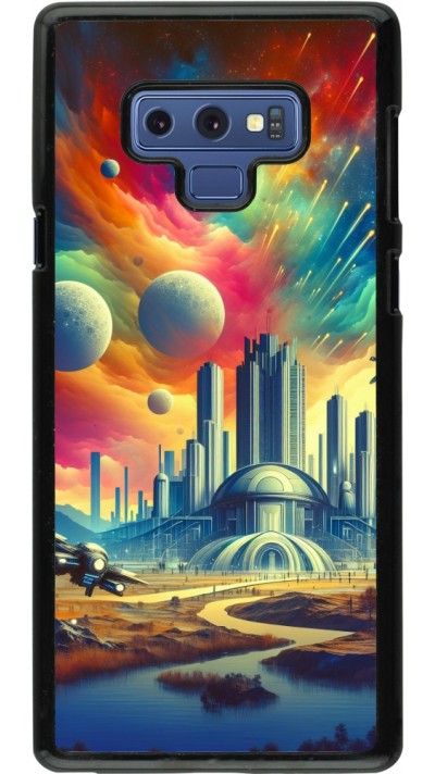 Coque Samsung Galaxy Note9 - Ville extra-dôme futuriste