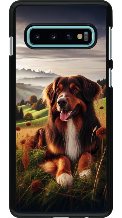 Coque Samsung Galaxy S10 - Chien Campagne Suisse