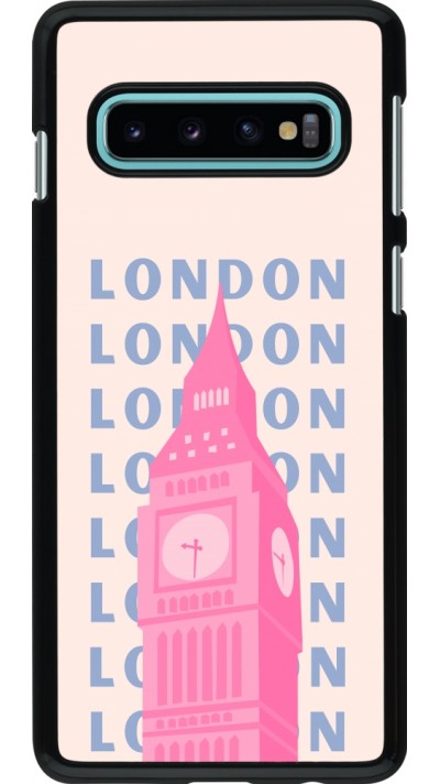 Samsung Galaxy S10 Case Hülle - London Pink Print