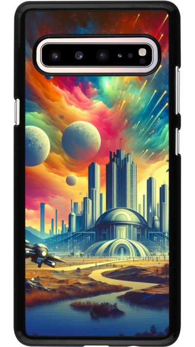 Coque Samsung Galaxy S10 5G - Ville extra-dôme futuriste