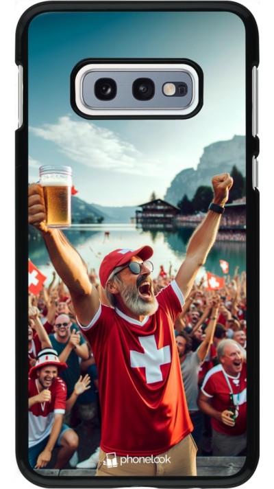 Coque Samsung Galaxy S10e - Victoire suisse fan zone Euro 2024