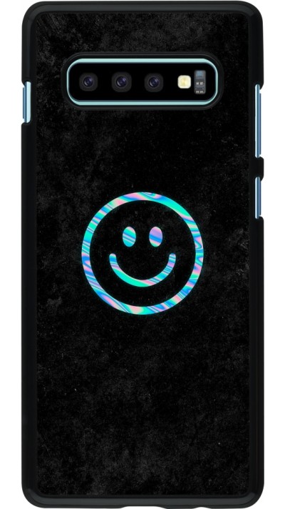 Samsung Galaxy S10+ Case Hülle - Happy smiley irisirt