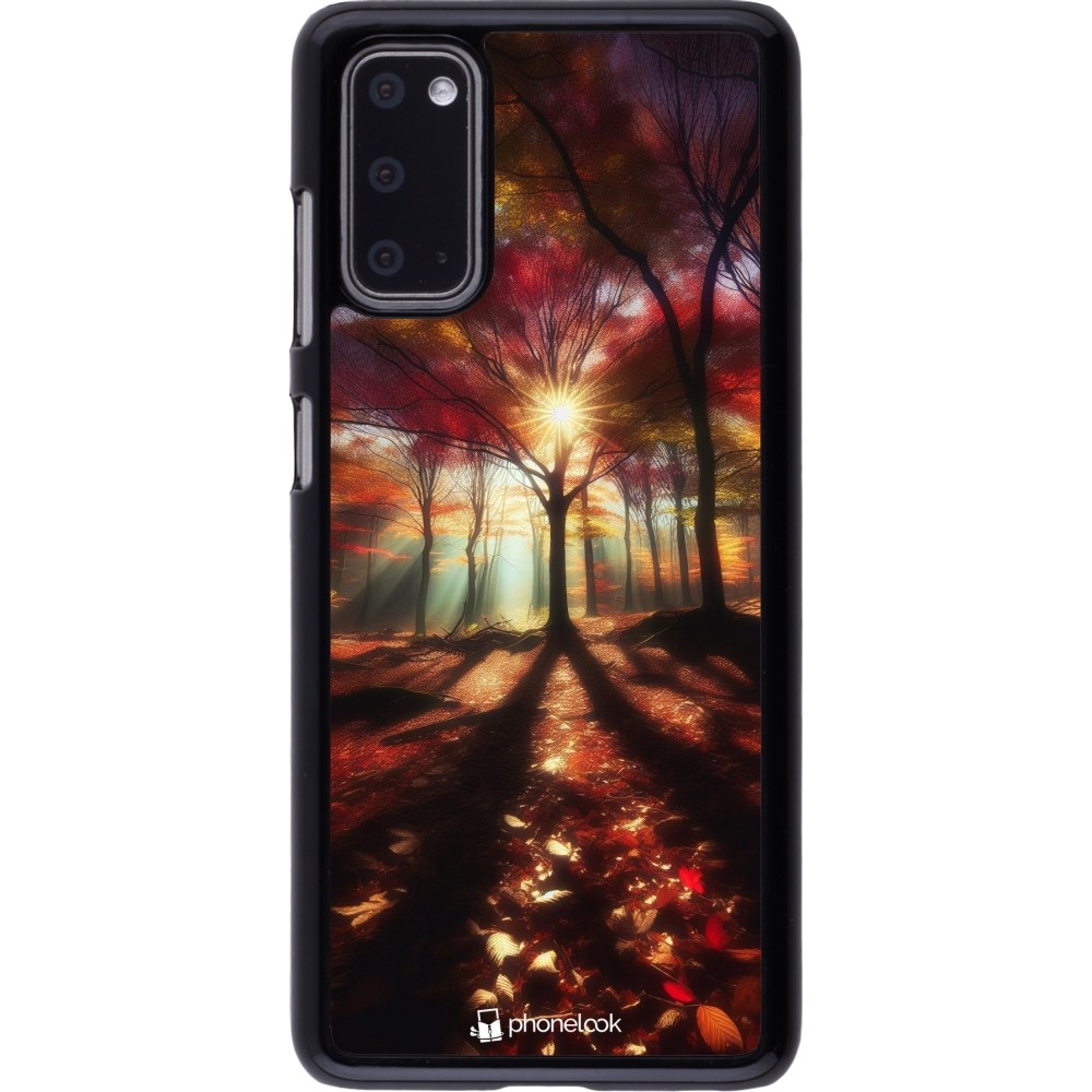 Samsung Galaxy S20 Case Hülle - Herbstlicher goldener Glanz