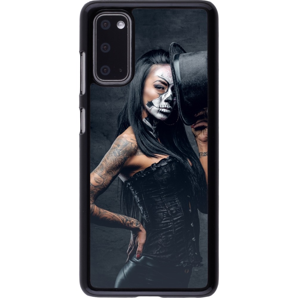 Samsung Galaxy S20 Case Hülle - Halloween 22 Tattooed Girl