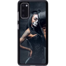 Samsung Galaxy S20 Case Hülle - Halloween 22 Tattooed Girl