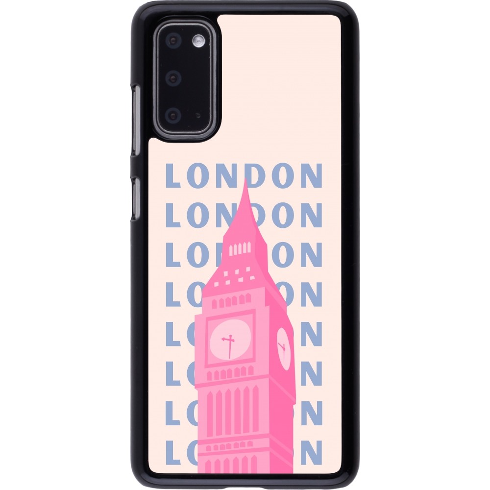 Samsung Galaxy S20 Case Hülle - London Pink Print