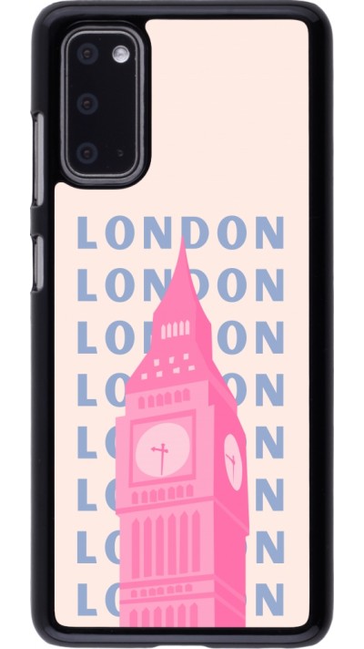 Samsung Galaxy S20 Case Hülle - London Pink Print