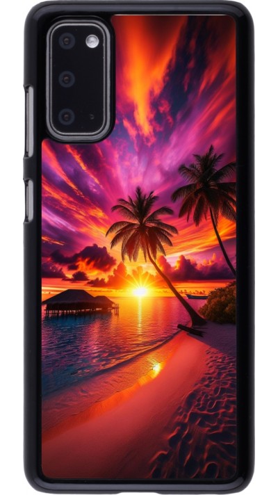 Samsung Galaxy S20 Case Hülle - Malediven Abenddämmerung Glückseligkeit