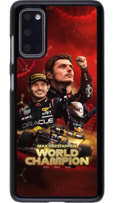 Samsung Galaxy S20 Case Hülle - Max Verstappen Champion 2023