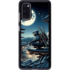 Samsung Galaxy S20 Case Hülle - Ninja unter dem Mond