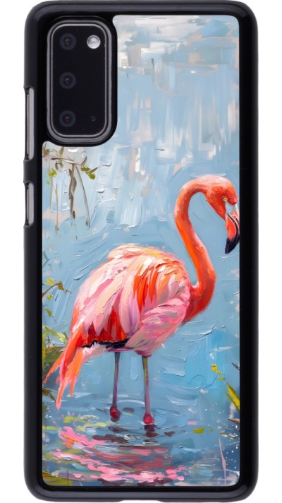 Samsung Galaxy S20 Case Hülle - Paint Flamingo