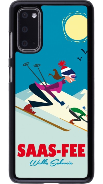 Samsung Galaxy S20 Case Hülle - Saas-Fee Ski Downhill