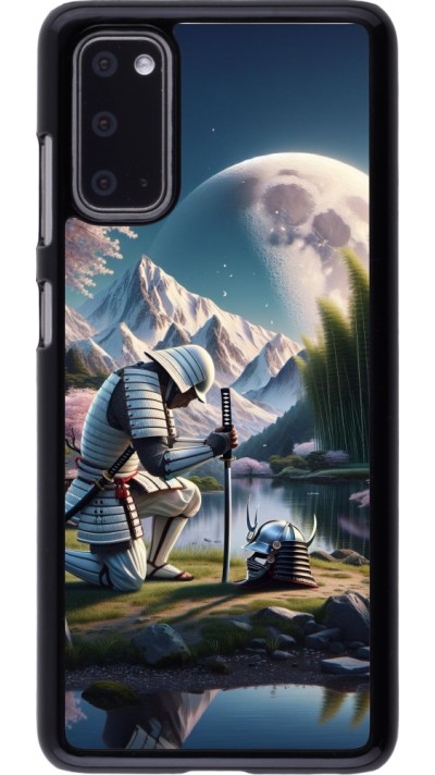 Samsung Galaxy S20 Case Hülle - Samurai Katana Mond