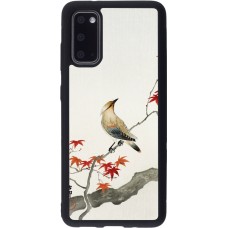 Samsung Galaxy S20 Case Hülle - Silikon schwarz Japanese Bird