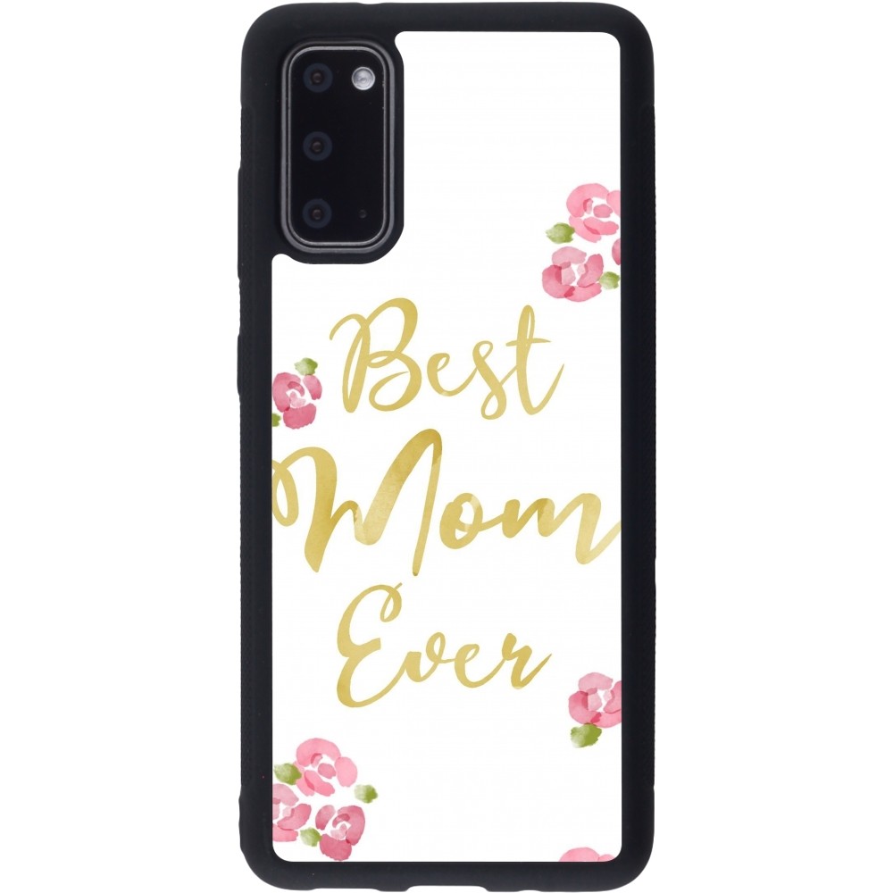 Samsung Galaxy S20 Case Hülle - Silikon schwarz Mom 2024 best Mom ever