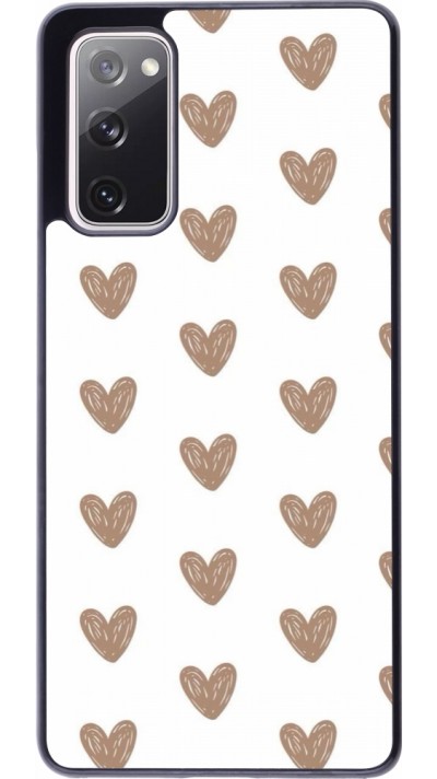 Samsung Galaxy S20 FE 5G Case Hülle - Autumn 2024 brown hearts