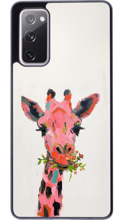 Samsung Galaxy S20 FE 5G Case Hülle - Pink Girafe Paint