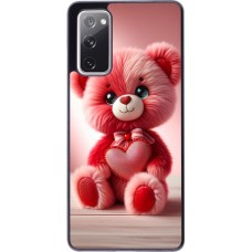 Samsung Galaxy S20 FE 5G Case Hülle - Valentin 2024 Rosaroter Teddybär