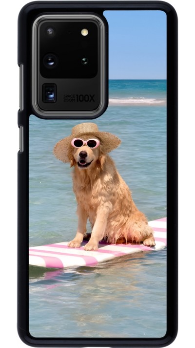 Samsung Galaxy S20 Ultra Case Hülle - Summer Dog on Paddle