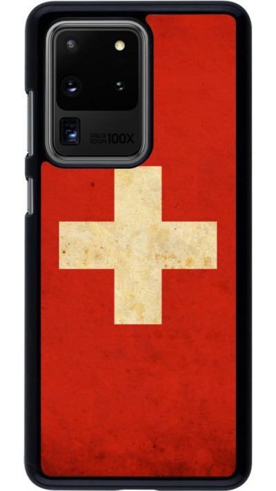 Coque Samsung Galaxy S20 Ultra - Vintage Flag SWISS