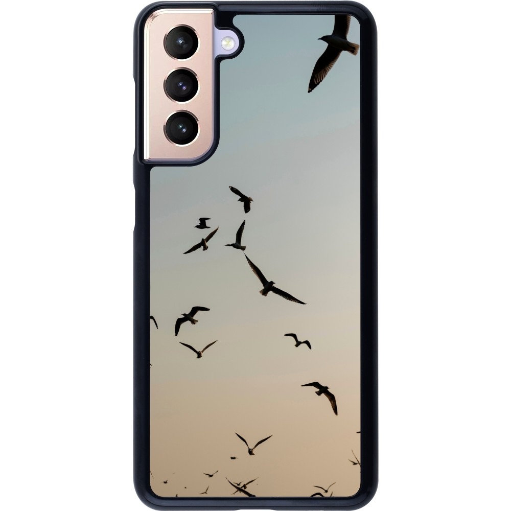 Samsung Galaxy S21 5G Case Hülle - Autumn 22 flying birds shadow