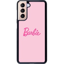 Samsung Galaxy S21 5G Case Hülle - Barbie Text