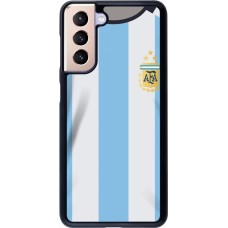 Samsung Galaxy S21 5G Case Hülle - Argentinien 2022 personalisierbares Fussballtrikot