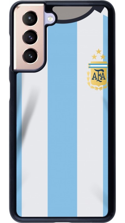 Samsung Galaxy S21 5G Case Hülle - Argentinien 2022 personalisierbares Fussballtrikot