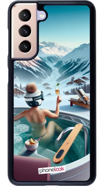 Samsung Galaxy S21 5G Case Hülle - Berg Glamour Whirlpool