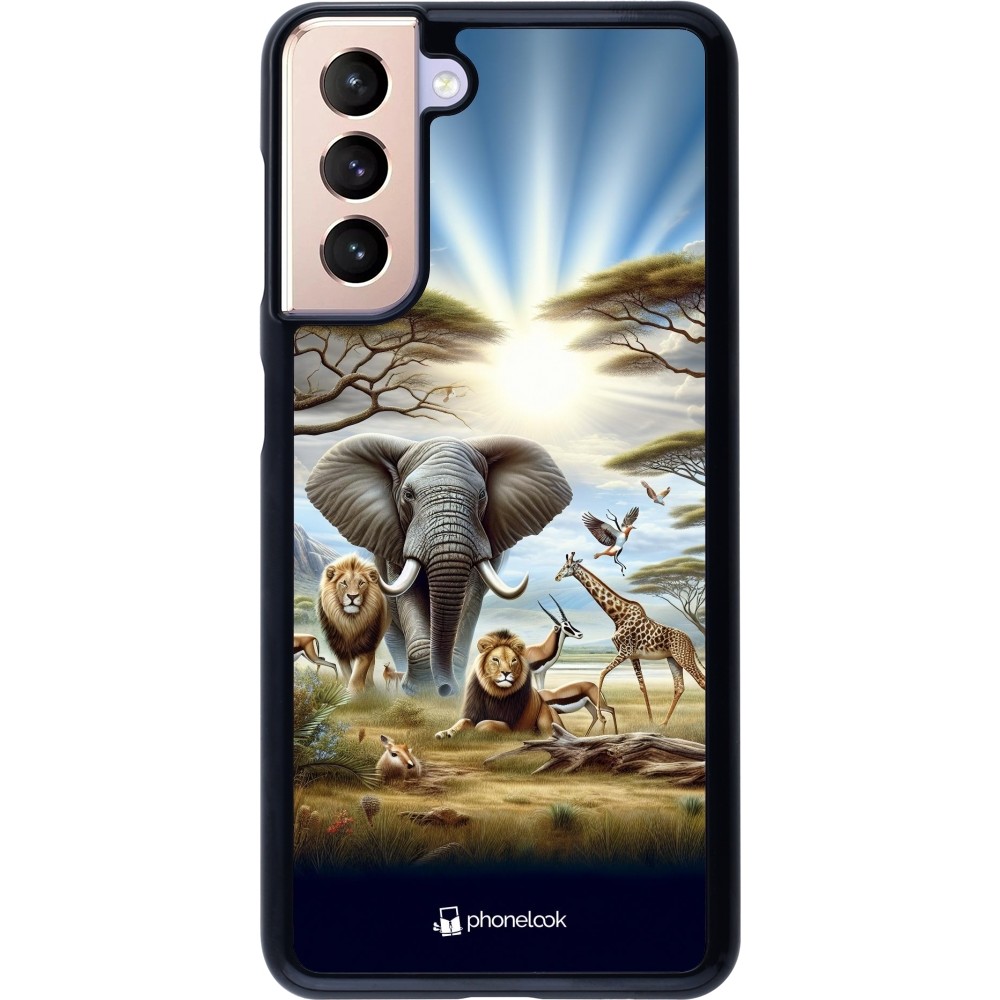 Samsung Galaxy S21 5G Case Hülle - Afrikanisches Wildleben