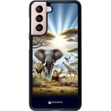 Samsung Galaxy S21 5G Case Hülle - Afrikanisches Wildleben