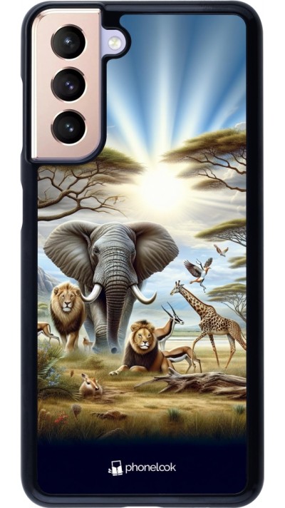 Samsung Galaxy S21 5G Case Hülle - Afrikanisches Wildleben