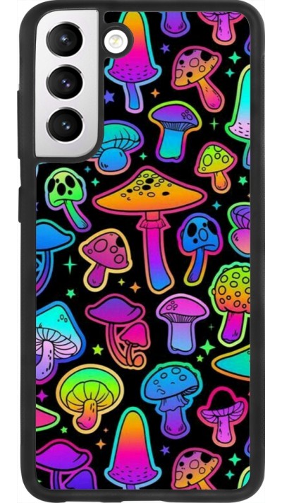 Coque Samsung Galaxy S21 FE 5G - Silicone rigide noir Autumn 2024 magic mushrooms