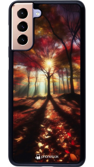 Samsung Galaxy S21+ 5G Case Hülle - Herbstlicher goldener Glanz