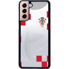 Samsung Galaxy S21+ 5G Case Hülle - Kroatien 2022 personalisierbares Fussballtrikot