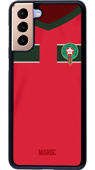 Samsung Galaxy S21+ 5G Case Hülle - Marokko 2022 personalisierbares Fussballtrikot