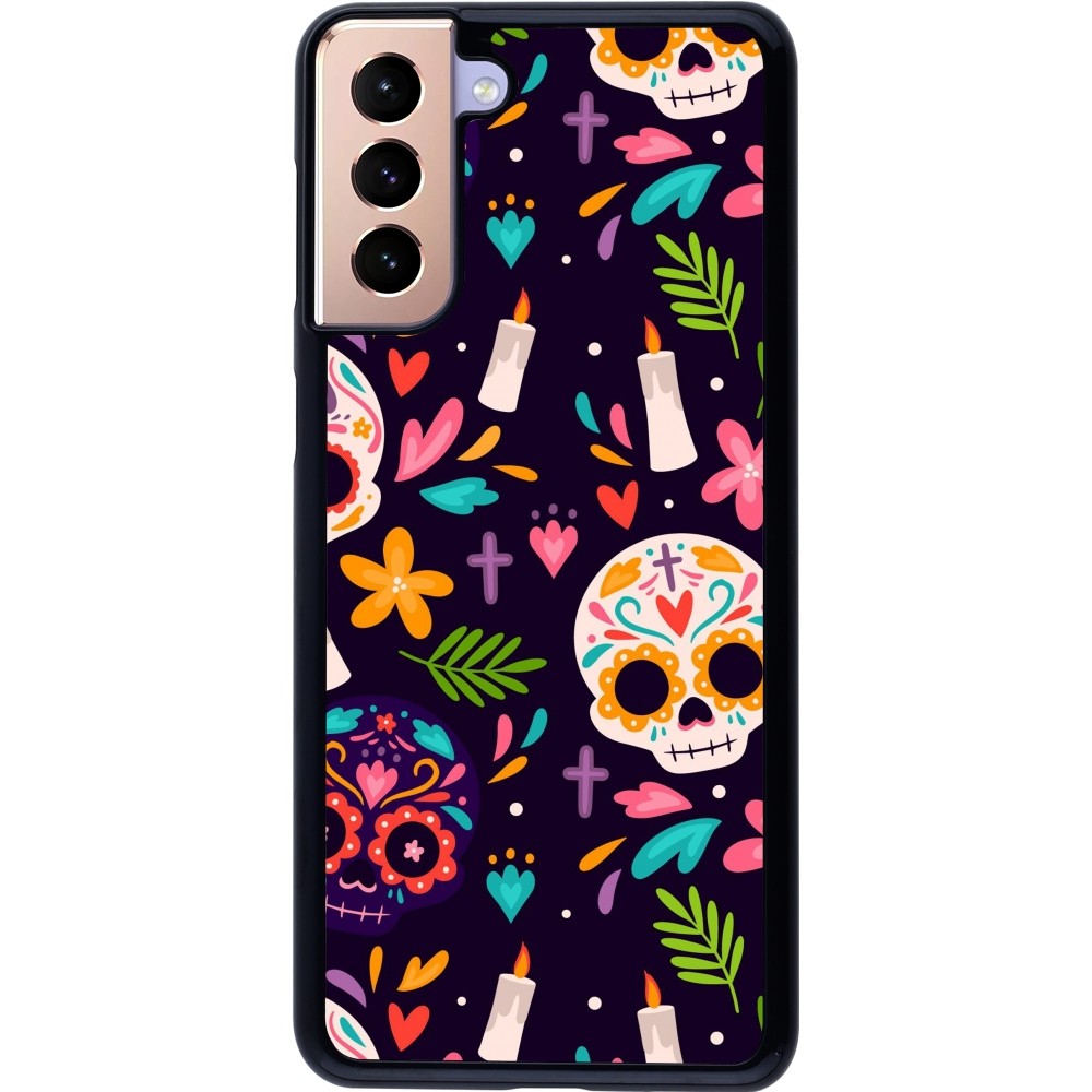 Samsung Galaxy S21+ 5G Case Hülle - Halloween 2023 mexican style