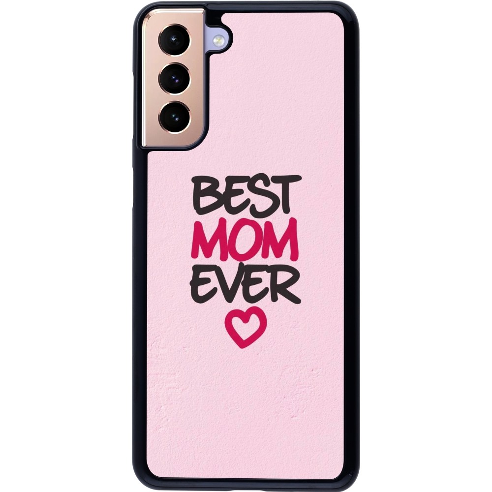 Samsung Galaxy S21+ 5G Case Hülle - Mom 2023 best Mom ever pink