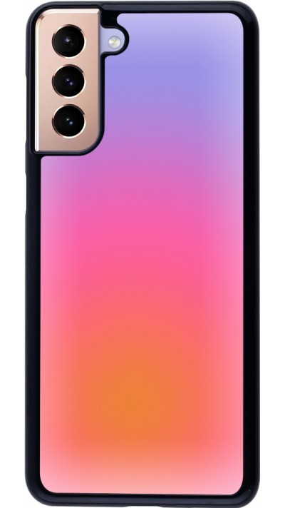 Samsung Galaxy S21+ 5G Case Hülle - Orange Pink Blue Gradient