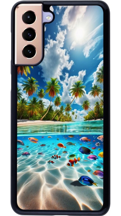 Coque Samsung Galaxy S21+ 5G - Plage Paradis