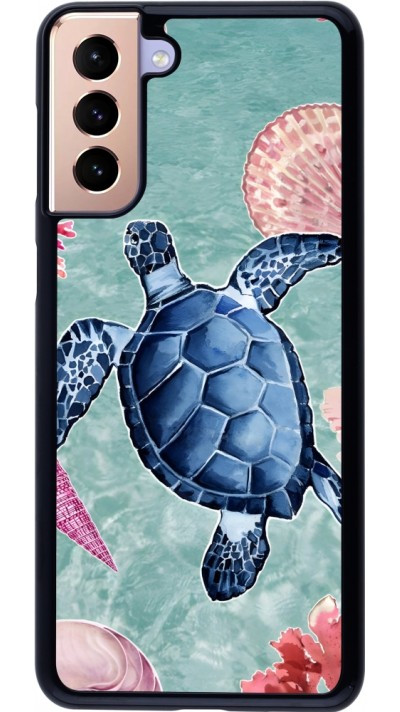 Coque Samsung Galaxy S21+ 5G - Preppy Turtle