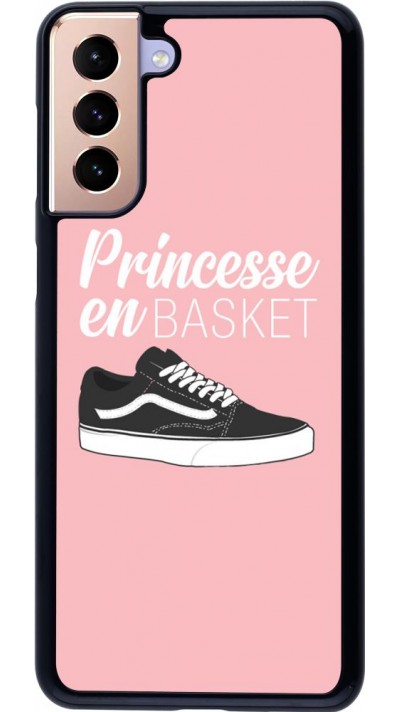 Coque Samsung Galaxy S21+ 5G - princesse en basket