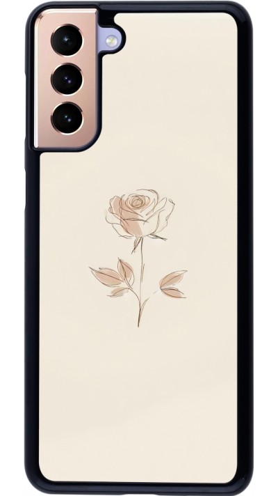 Coque Samsung Galaxy S21+ 5G - Sable Rose Minimaliste