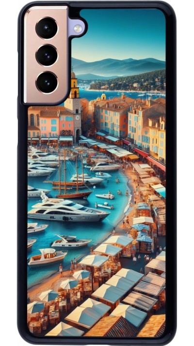 Coque Samsung Galaxy S21+ 5G - Saint-Tropez Beach