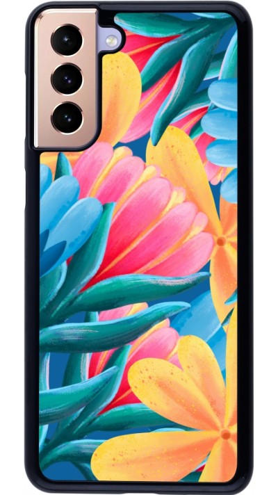 Coque Samsung Galaxy S21+ 5G - Spring 23 colorful flowers