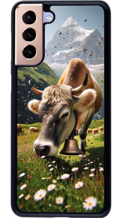 Coque Samsung Galaxy S21+ 5G - Vache montagne Valais