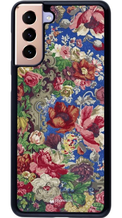 Hülle Samsung Galaxy S21+ 5G - Vintage Art Flowers