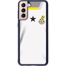 Samsung Galaxy S21+ 5G Case Hülle - Silikon schwarz Ghana 2022 personalisierbares Fussballtrikot